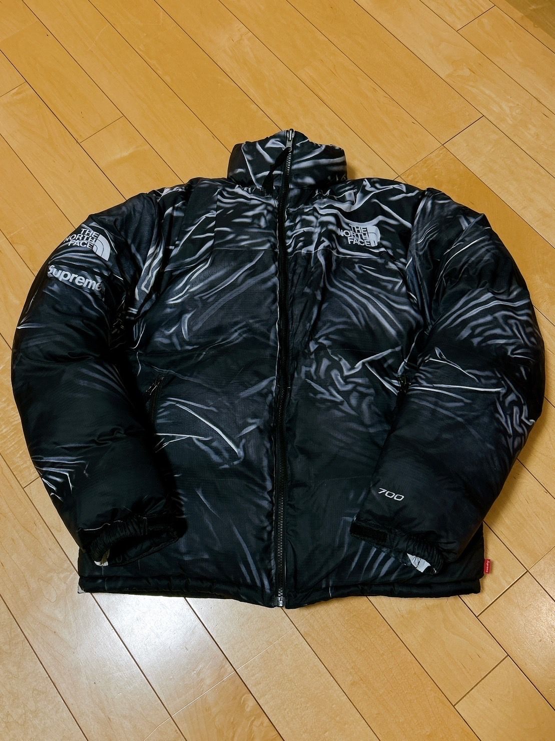 Supreme x The North Face Trompe Loeil Printed Nuptse Jacket "Black"