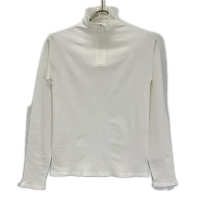 ザ ロウ 8137-Y674 ホワイト Patti Top/パティトップ ハーフジップタイトフットニットソー M