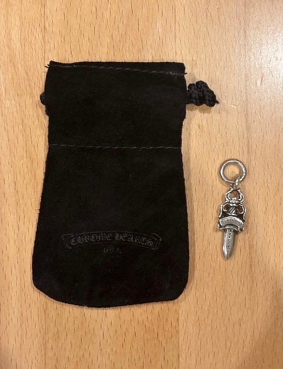 Chrome Hearts # 5 Dagger Charm "Silver"