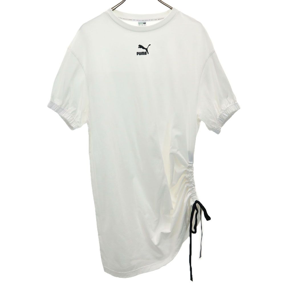 PUMA プーマ 半袖 ワンピース M ホワイト