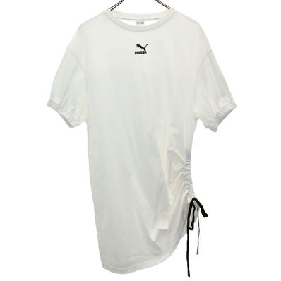 PUMA プーマ 半袖 ワンピース M ホワイト