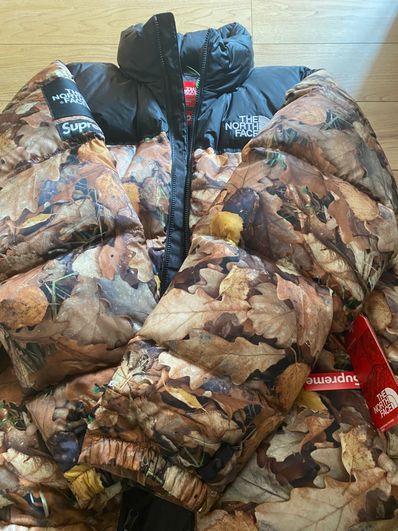 Supreme x The North Face Leaves Nuptse Jacket "Leaves"
