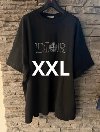 Dior x Stone Island T-shirt Cotton Jersey "Black"