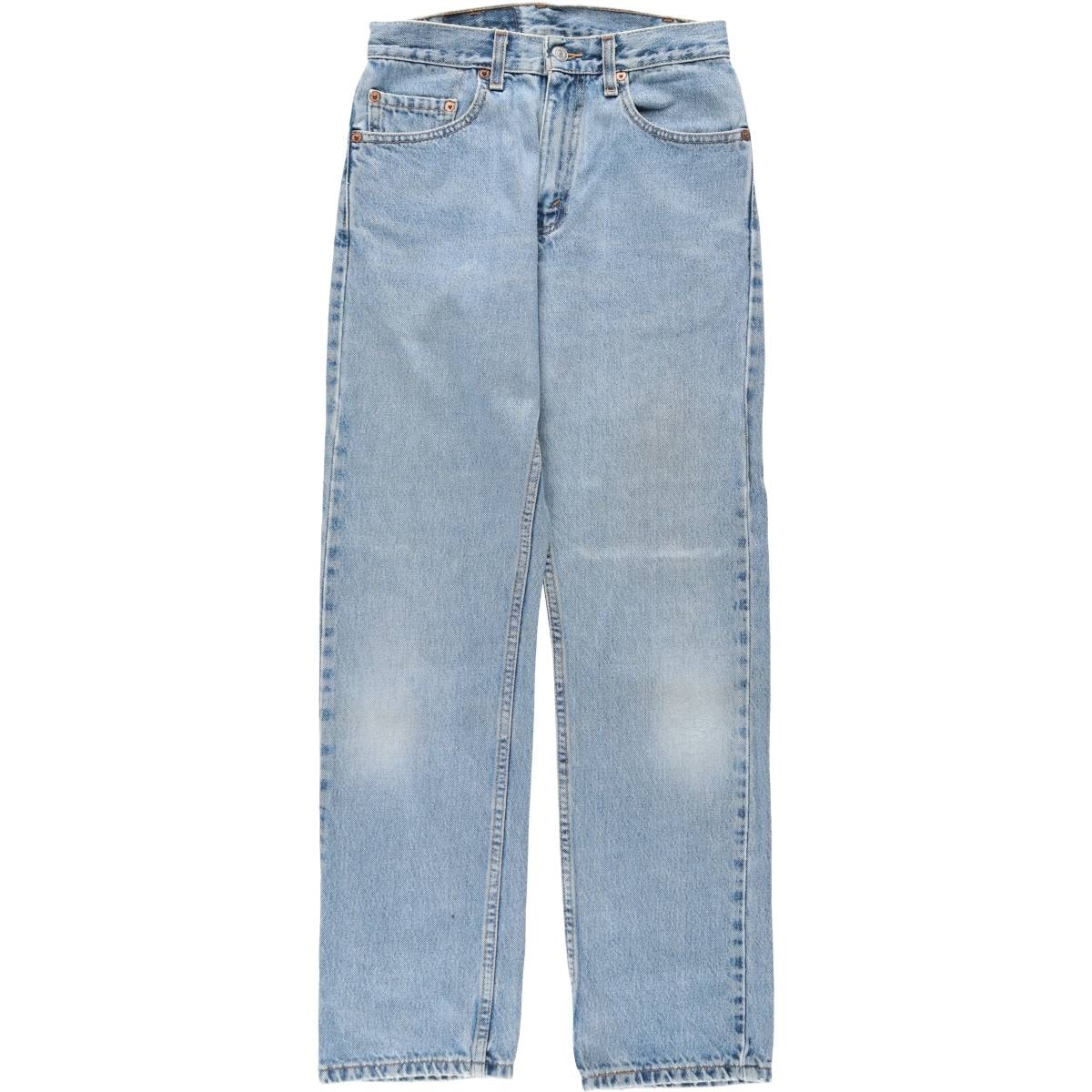古着 00年代 リーバイス Levi's 505 REGULAR FIT STRAIGHT LEG テーパードデニムパンツ USA製 レディースL(w27)相当/eaa655285