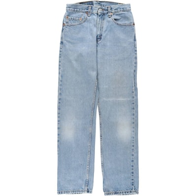 古着 00年代 リーバイス Levi's 505 REGULAR FIT STRAIGHT LEG テーパードデニムパンツ USA製 レディースL(w27)相当/eaa655285