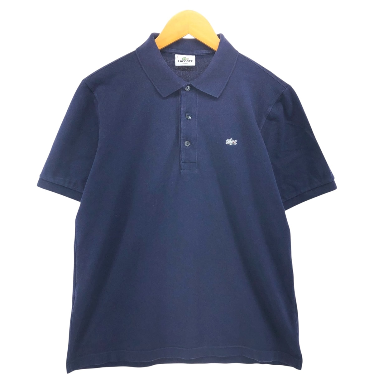 古着 ラコステ LACOSTE SLIM FIT 半袖 ポロシャツ 5 メンズS相当/eaa548048