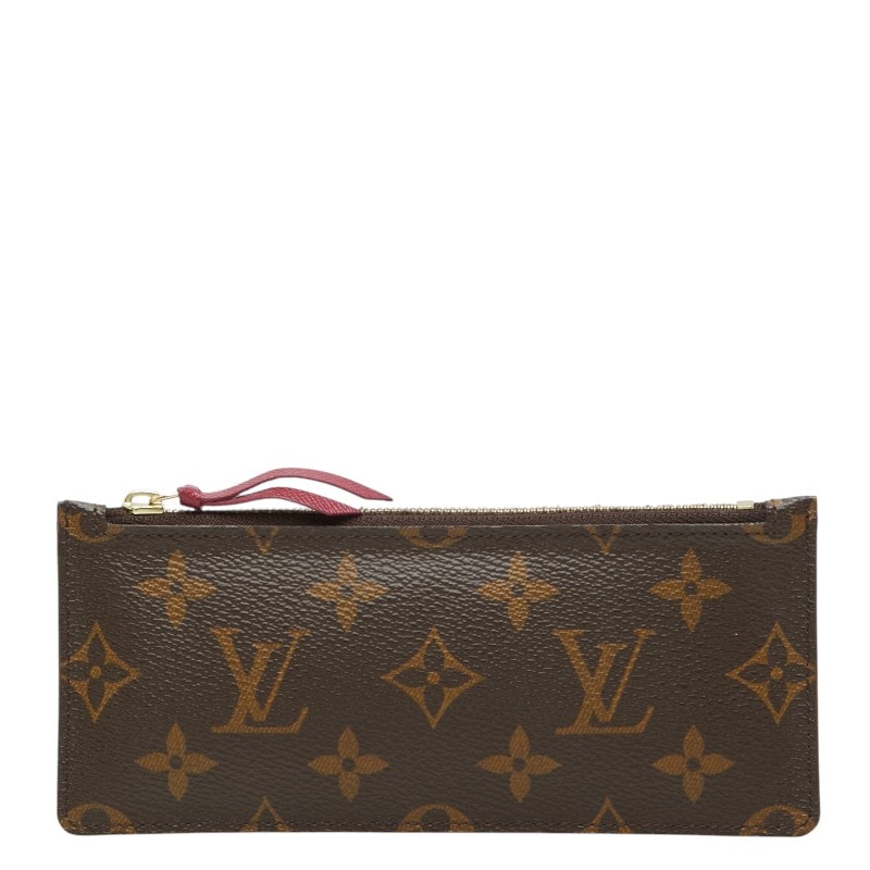 ルイ ヴィトン モノグラム ポルトフォイユ ジョセフィーヌ 付属 コインケース ポーチ ブラウン PVC レザー レディース LOUIS VUITTON 【中古】