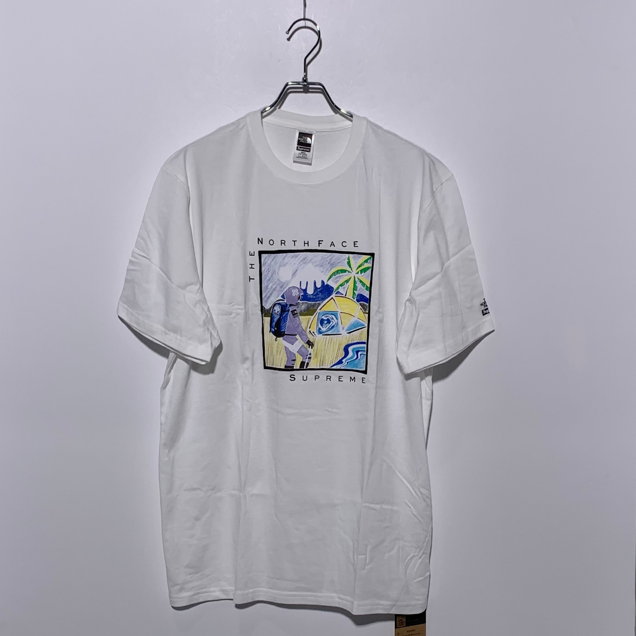 Supreme x The North Face Sketch S/S Top "White"