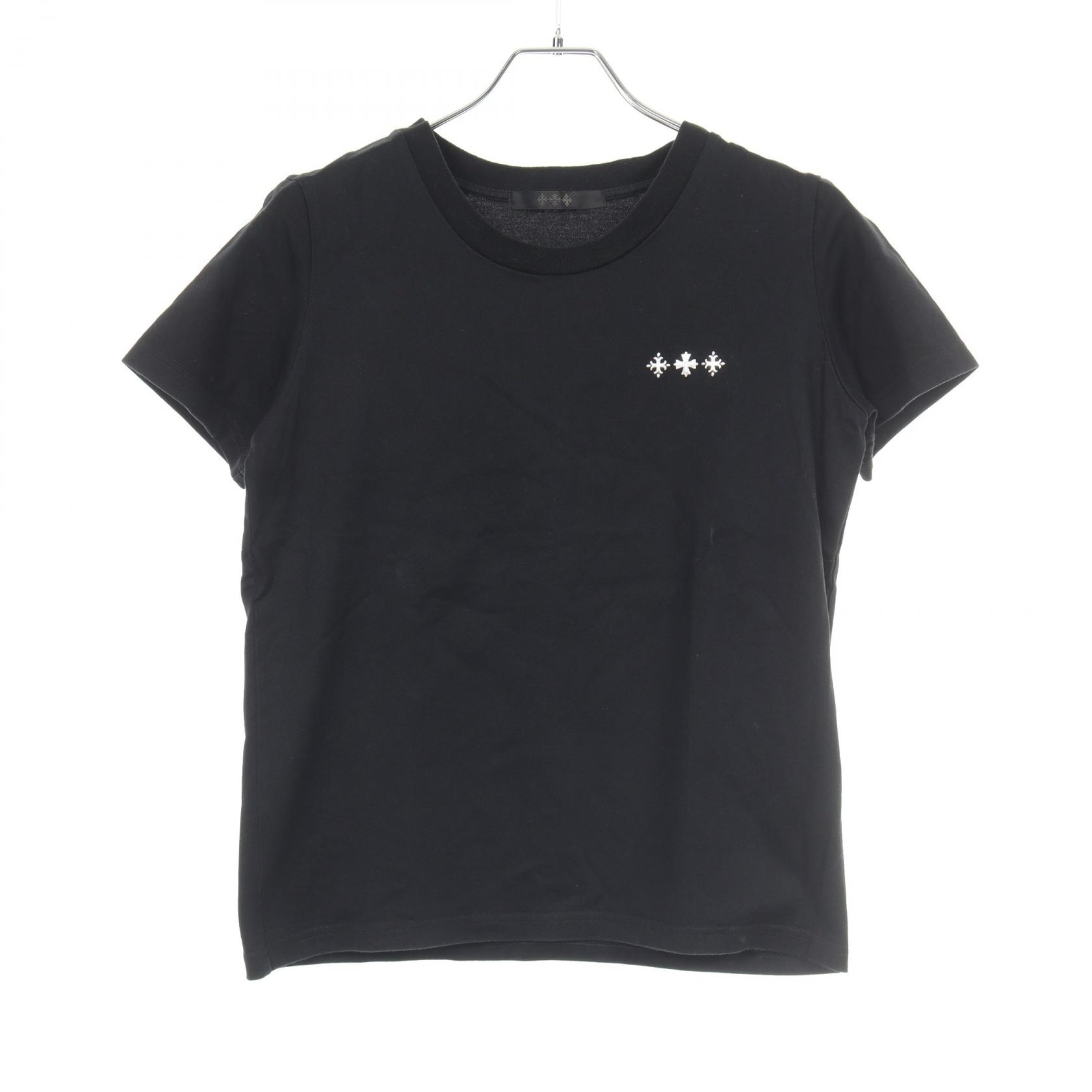 タトラス TATRAS ロゴスタッズ 半袖Tシャツ 衣料品 トップス コットン レディース ブラック系 【中古】