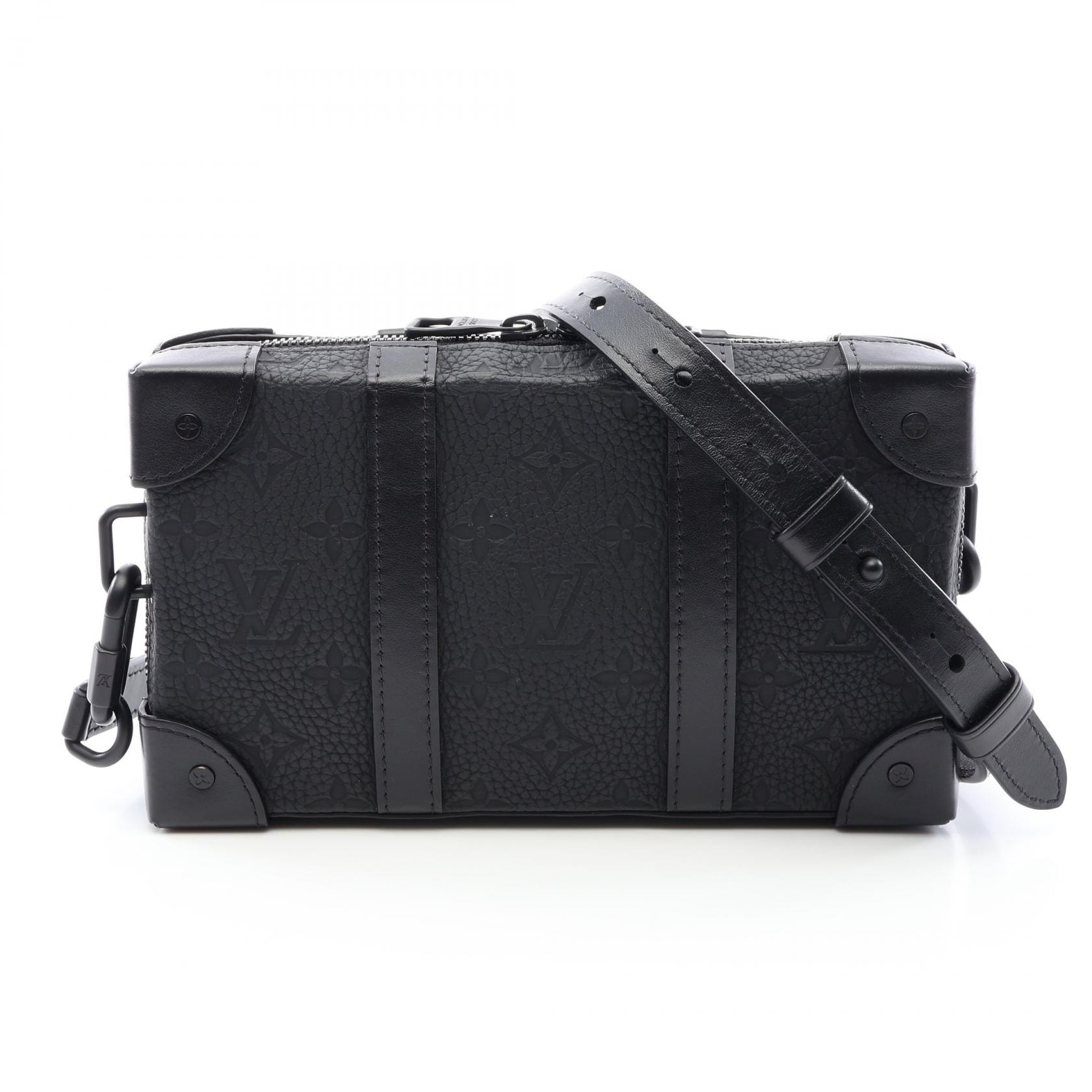 ルイ・ヴィトン LOUIS VUITTON ソフトトランク ウォレット ショルダーバッグ バッグ レザー モノグラム・トリヨンレザー ノワール メンズ ブラック系 M80224 【中古】
