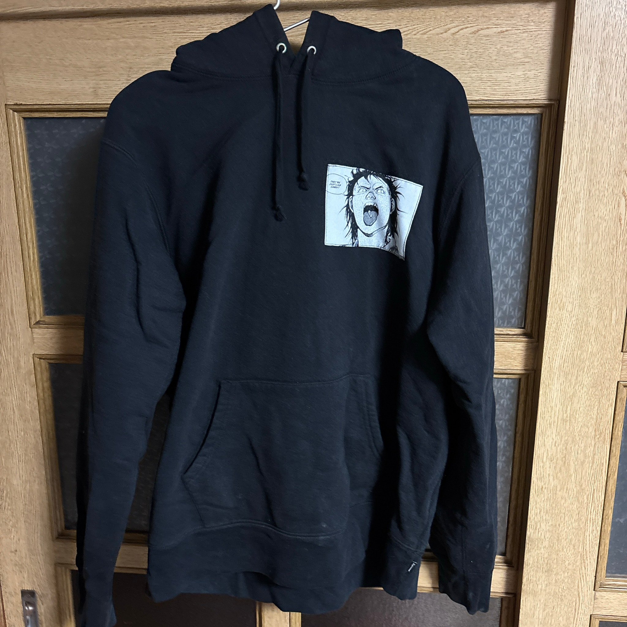Supreme x AKIRA Patches Hooded Sweatshirt "Black"