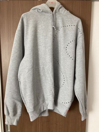 Supreme Laser Cut S Logo Hooded Sweatshirt "Grey"