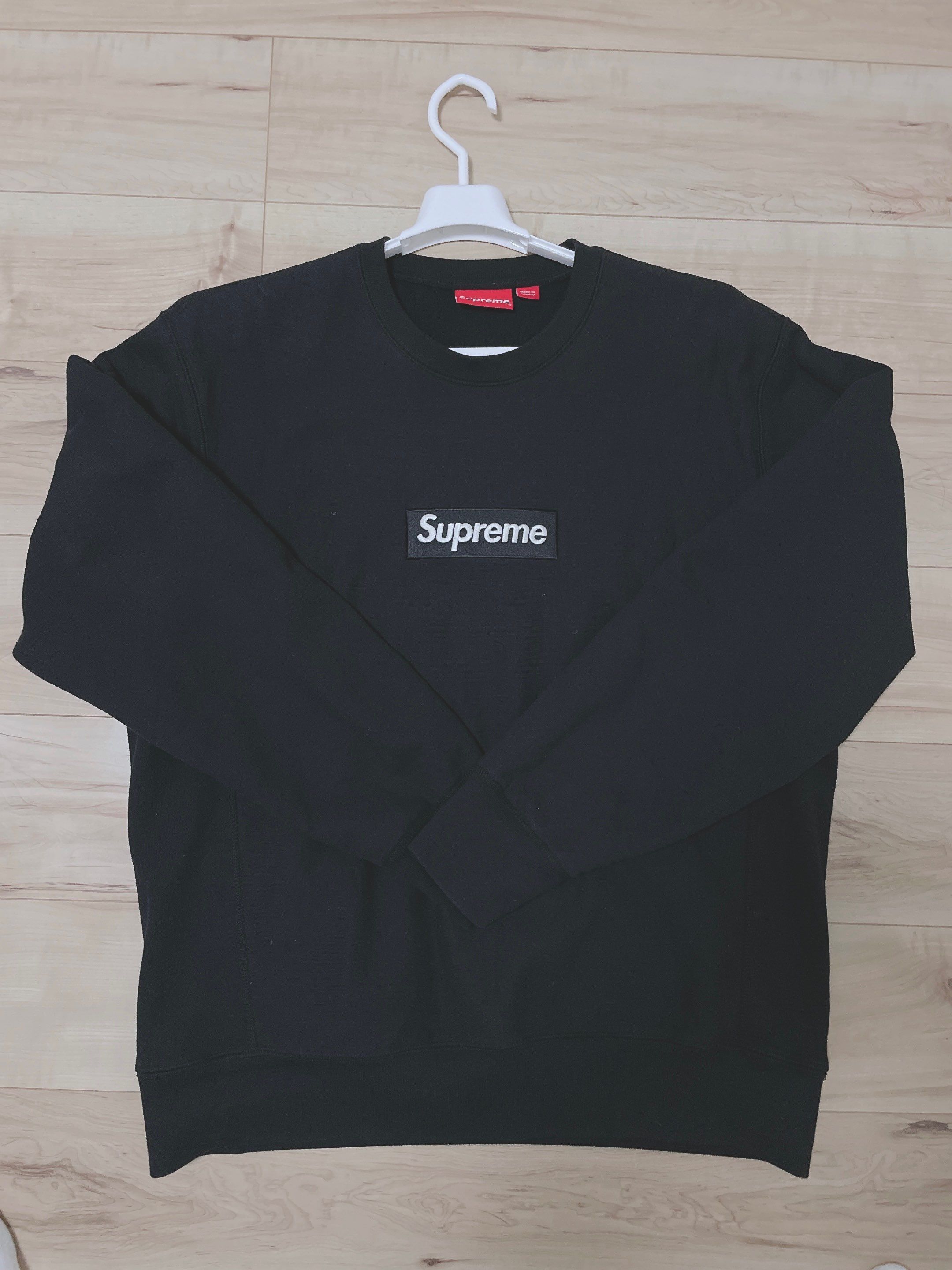 Supreme Box Logo Crewneck Sweatshirt "Black" (18FW)