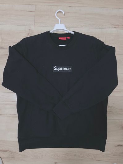 Supreme Box Logo Crewneck Sweatshirt "Black" (18FW)