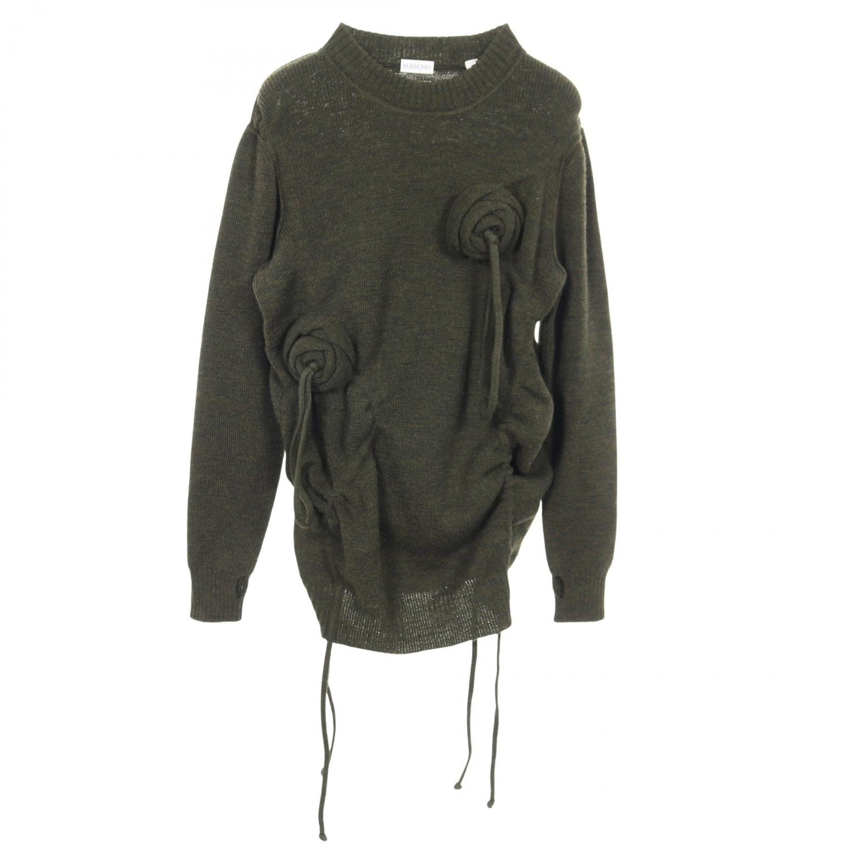 バーバリー BURBERRY ワンピース 衣料品 トップス ウール レディース グリーン系 【中古】