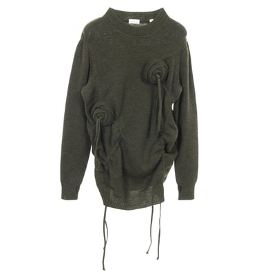 バーバリー BURBERRY ワンピース 衣料品 トップス ウール レディース グリーン系 【中古】