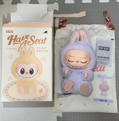 POP MART THE MONSTERS (LABUBU) Have a Seat Plush Series ZIZI