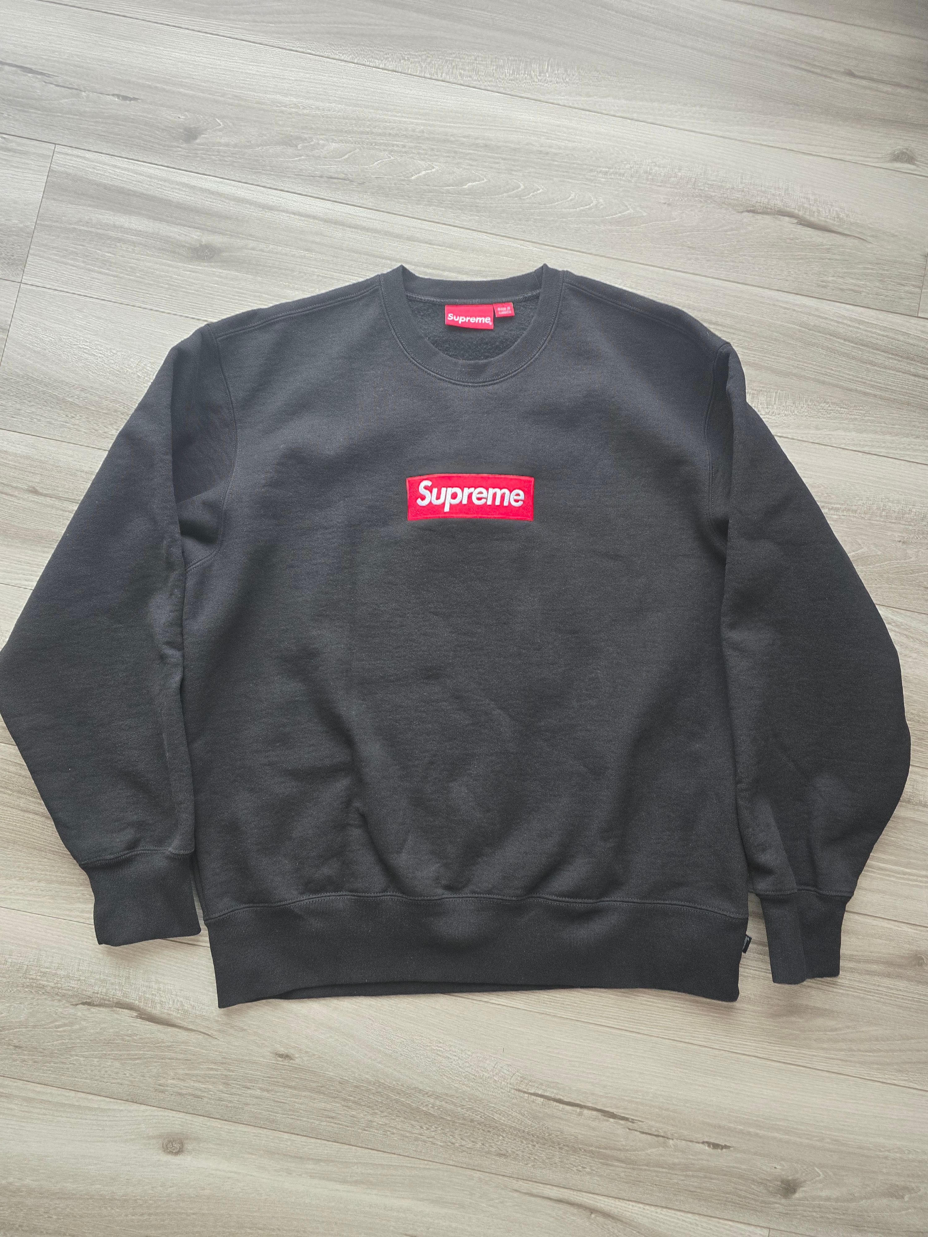 Supreme Box Logo Crewneck "Black" (22FW)