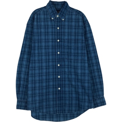 古着 90年代 ギャップ GAP オールドギャップ 長袖 ボタンダウンチェックシャツ メンズS相当 ヴィンテージ/eaa646602