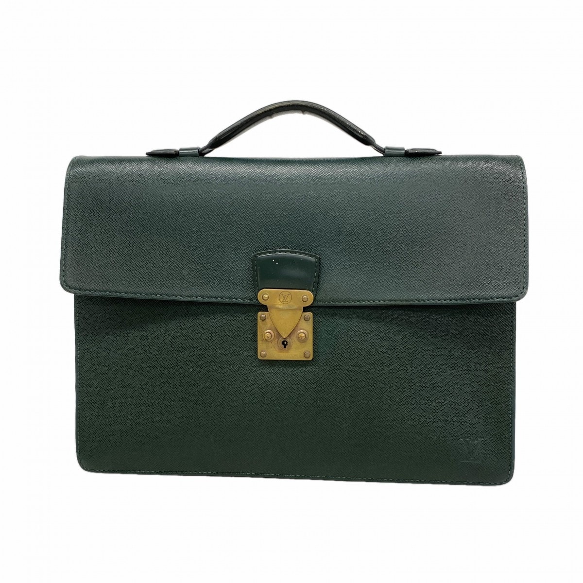 【6gd4951】ルイヴィトン ブリーフケース タイガ セルヴィエットクラド M30074  エピセア【中古】レディース