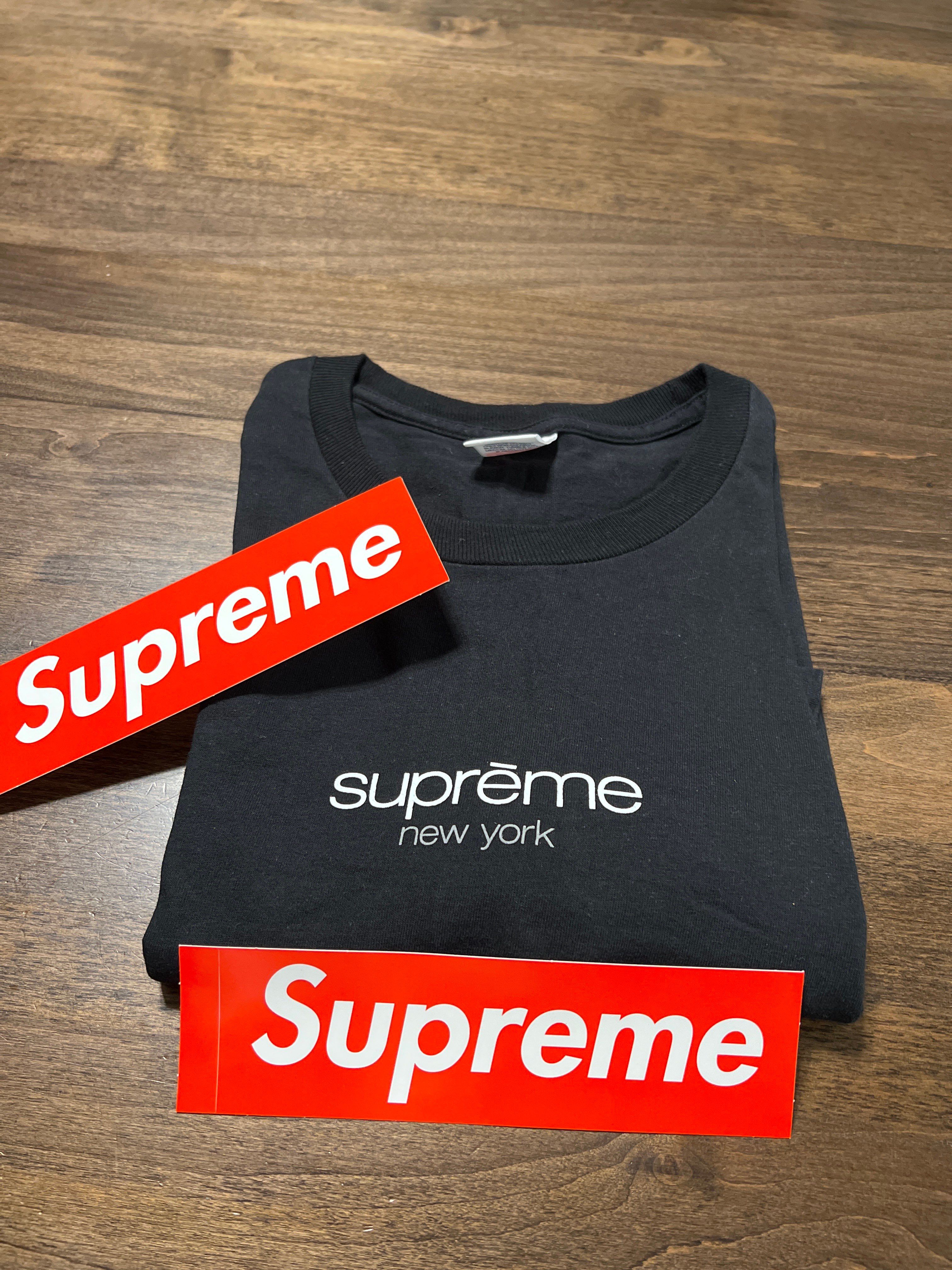 Supreme Classic Logo Tee "Black"