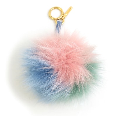 フェンディ FENDI チャーム ファー/メタル マルチカラー レディース【中古】 h31910a