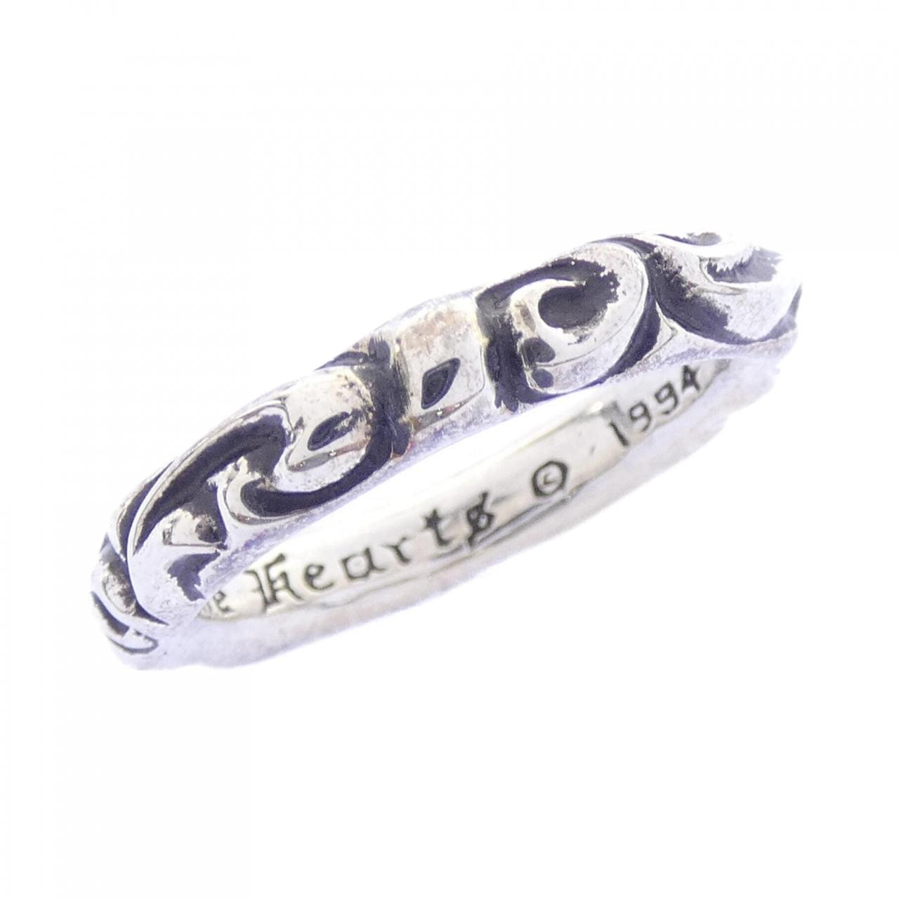 Chrome Hearts Scroll Band Ring "Silver"
