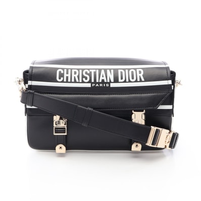 ディオール Dior ディオールキャンプ ショルダーバッグ バッグ レザー レディース ブラック系 / ホワイト系 【中古】