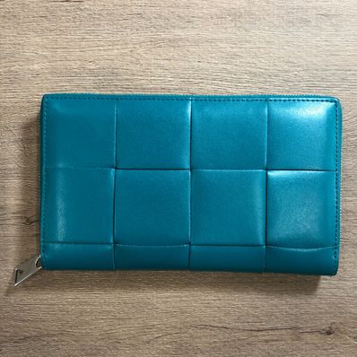 Bottega Veneta Zip Around Wallet "Mallard"