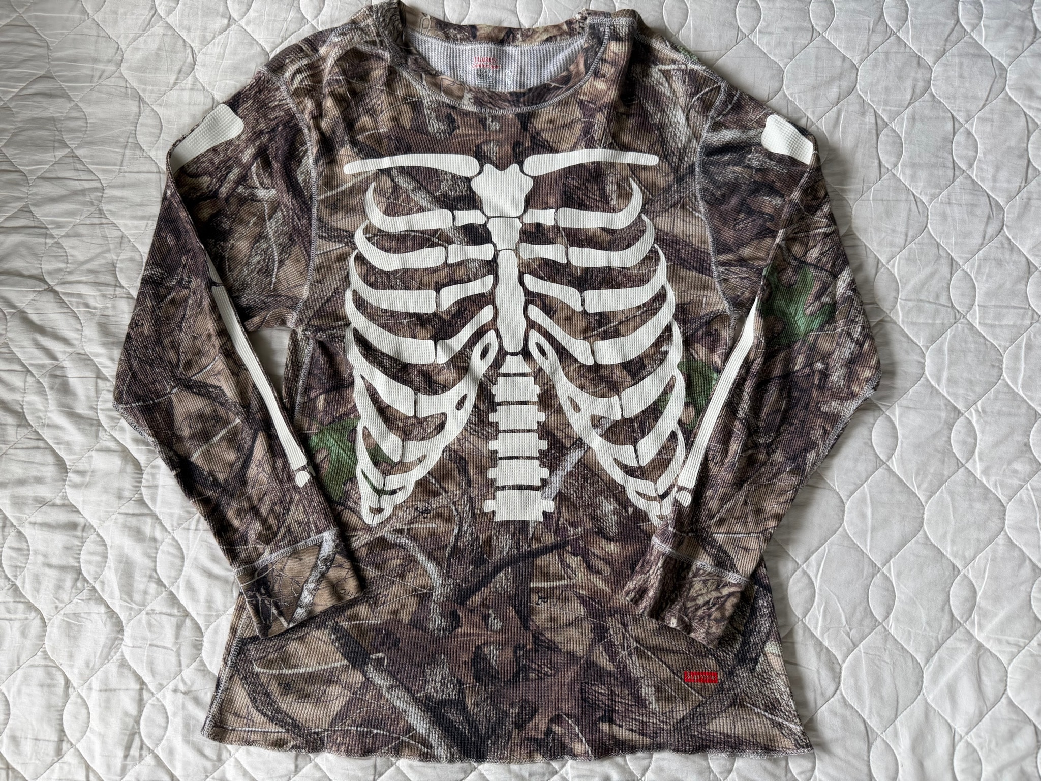 Supreme x Hanes Bones Thermal Crew (1 Pack) "Camo"