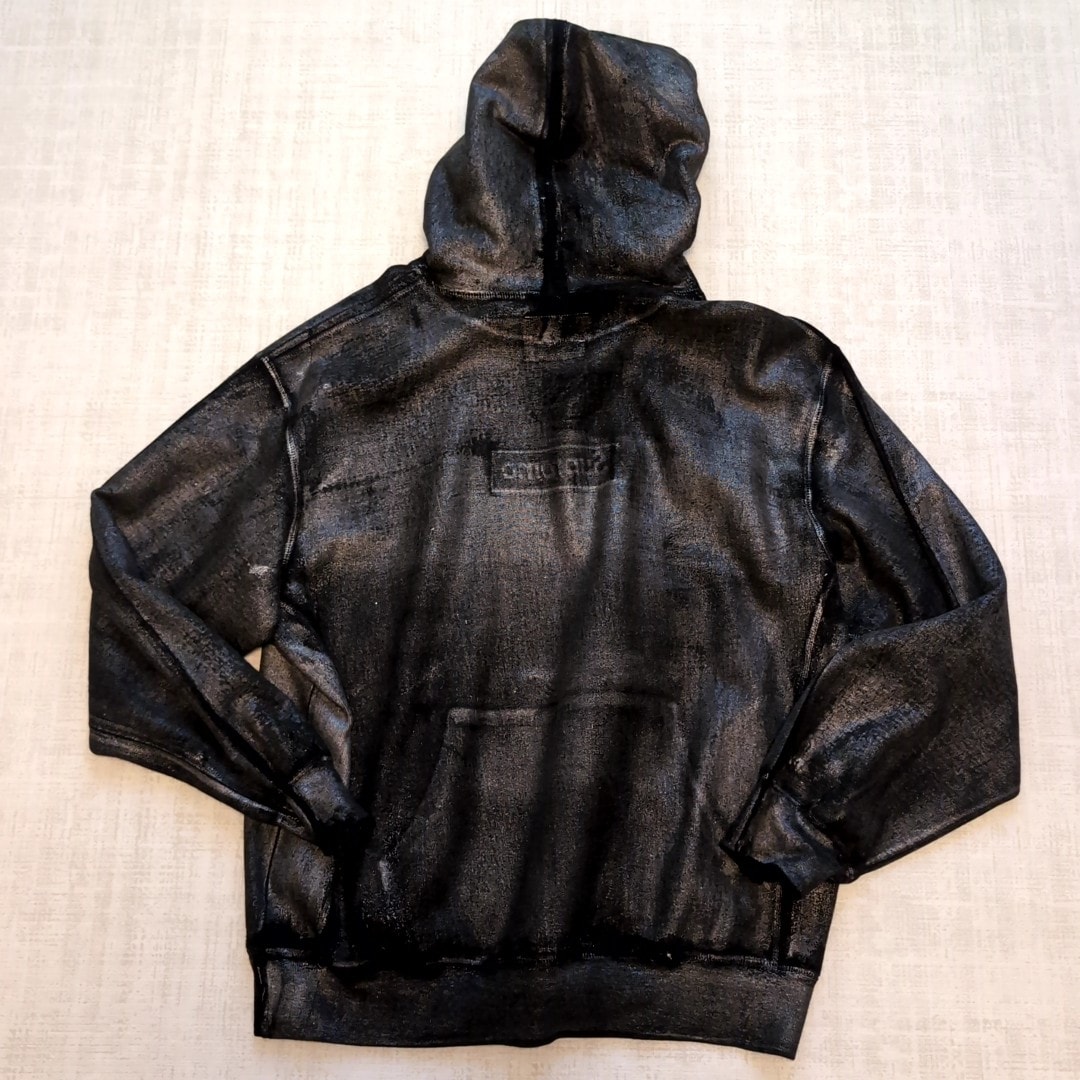 Supreme x MM6 Maison Margiela Foil Box Logo Hooded Sweatshirt "Black"