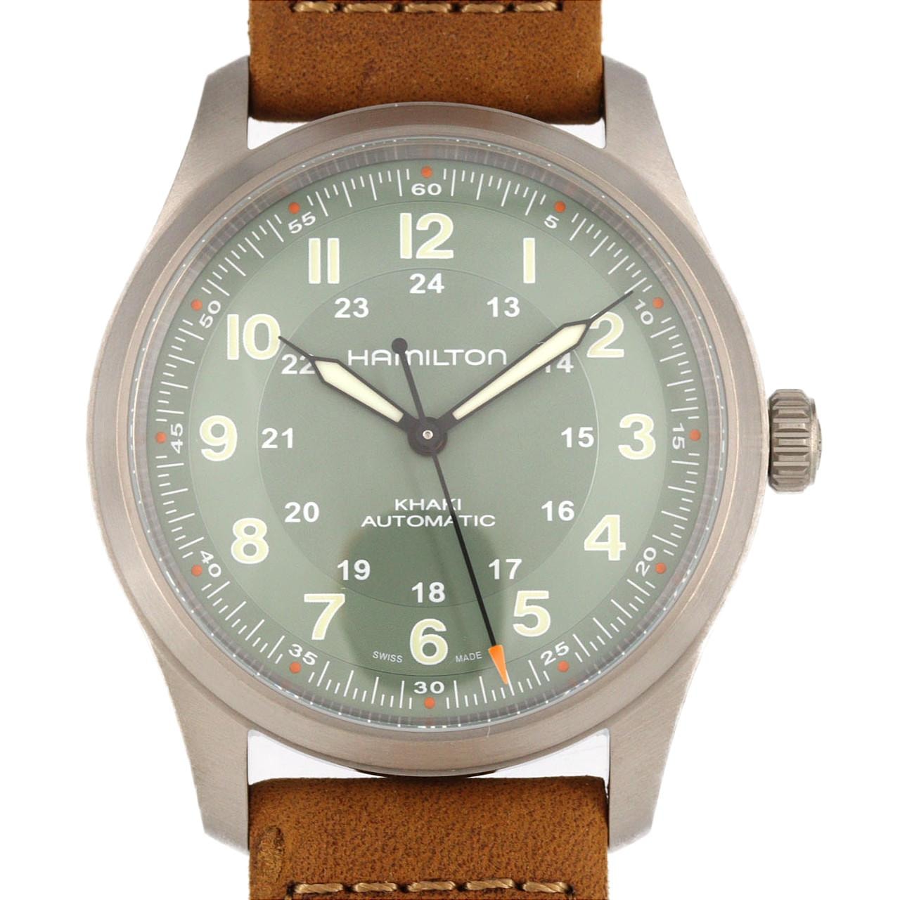 【新品】ハミルトン カーキフィールド チタニウムオート H70205860 SS 自動巻