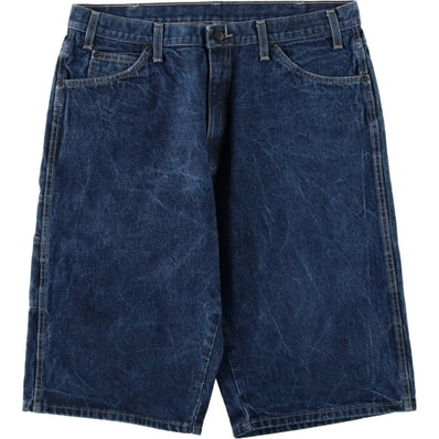 古着 ディッキーズ Dickies デニムペインターショーツ ハーフパンツ メンズw37相当/eaa644162