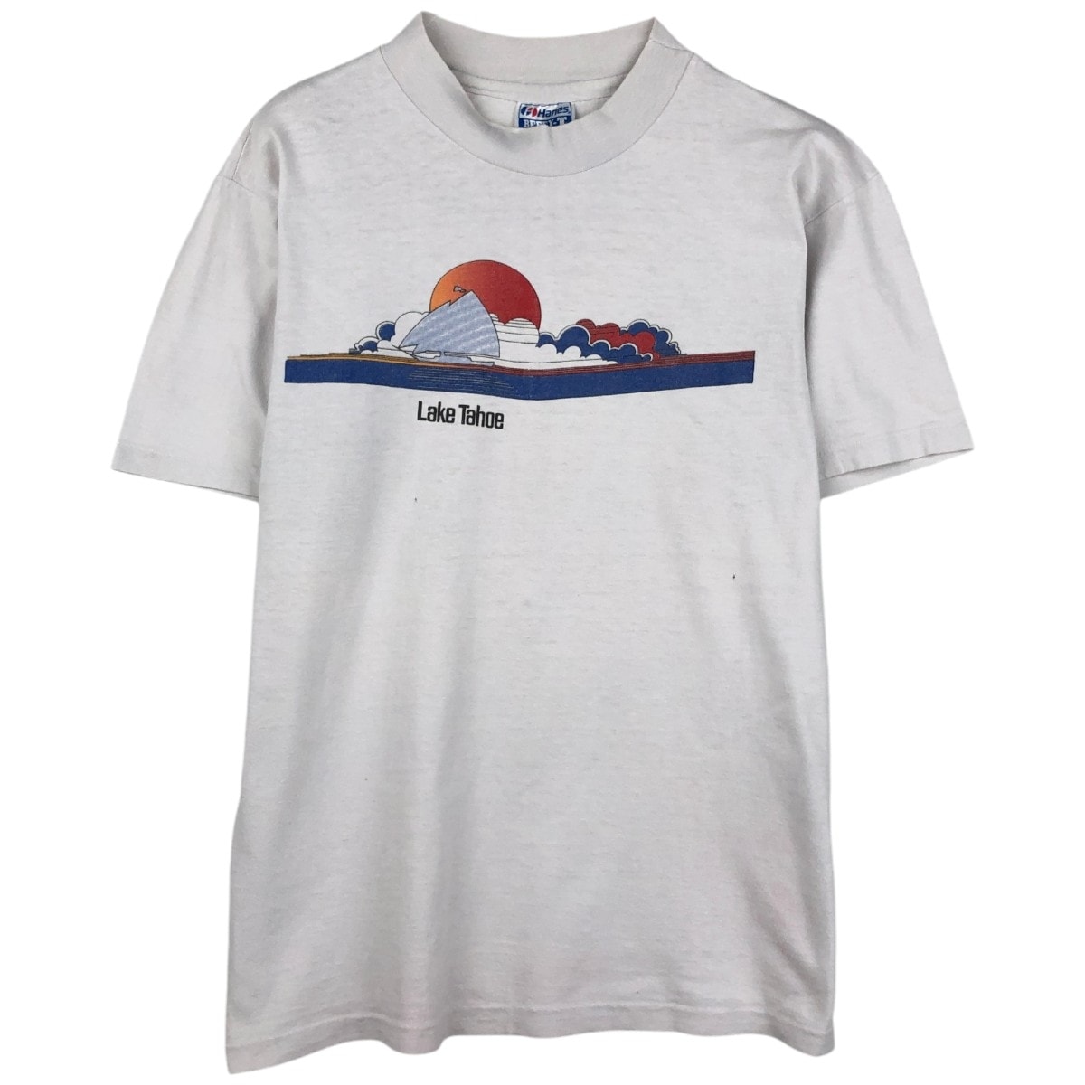 古着 80年代 ヘインズ Hanes BEEFY-T 青タグ スーベニアTシャツ USA製 メンズM相当 ヴィンテージ/eaa626610