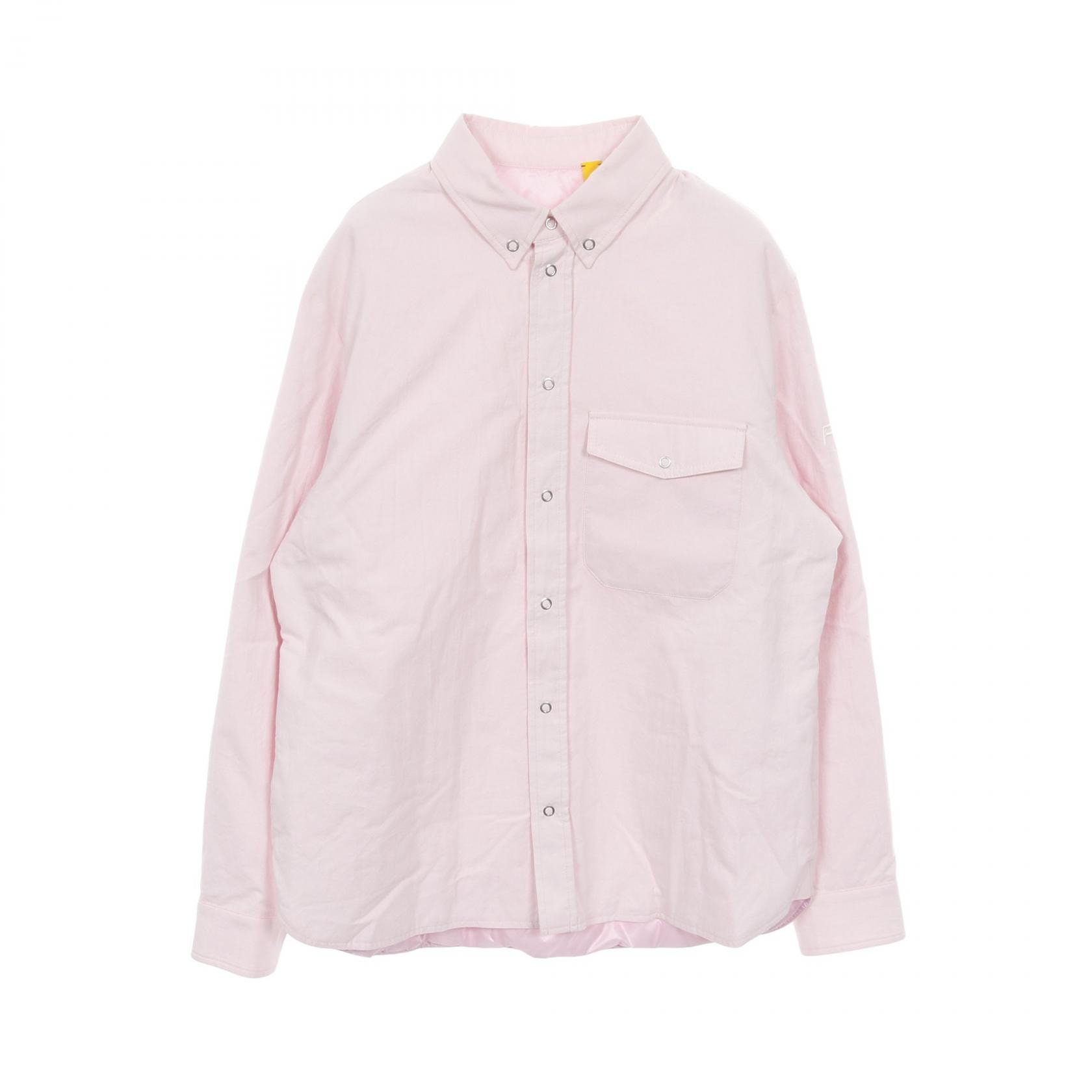 モンクレール MONCLER GENIUS 7 FRAGMENT HIROSHI FUJIWARA パディングシャツジャケット 衣料品 トップス コットン メンズ ピンク系 K109U2F00002M5271 【中古】