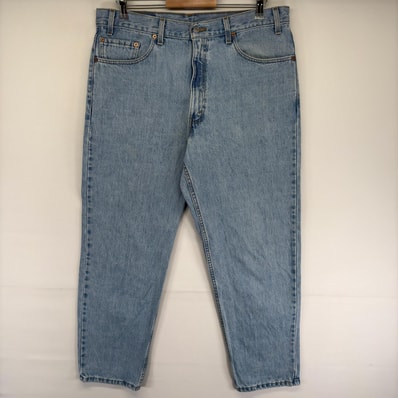 古着 90's/90年代 リーバイス Levi's USA製 デニム パンツ 550 テーパード バギー ジーンズ ジーパン w38 L30 ブルー系 メンズ