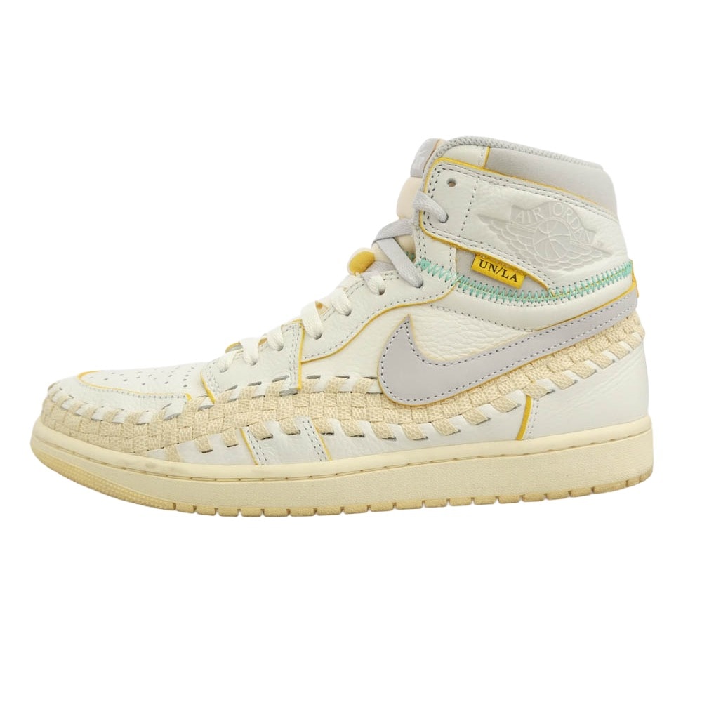 NIKE FD2565-100 × UNION Bephies Beauty Supply Air Jordan 1 High OG Summer 96 ハイカットスニーカー ホワイト系 ベージュ系 28.5cm【中古】