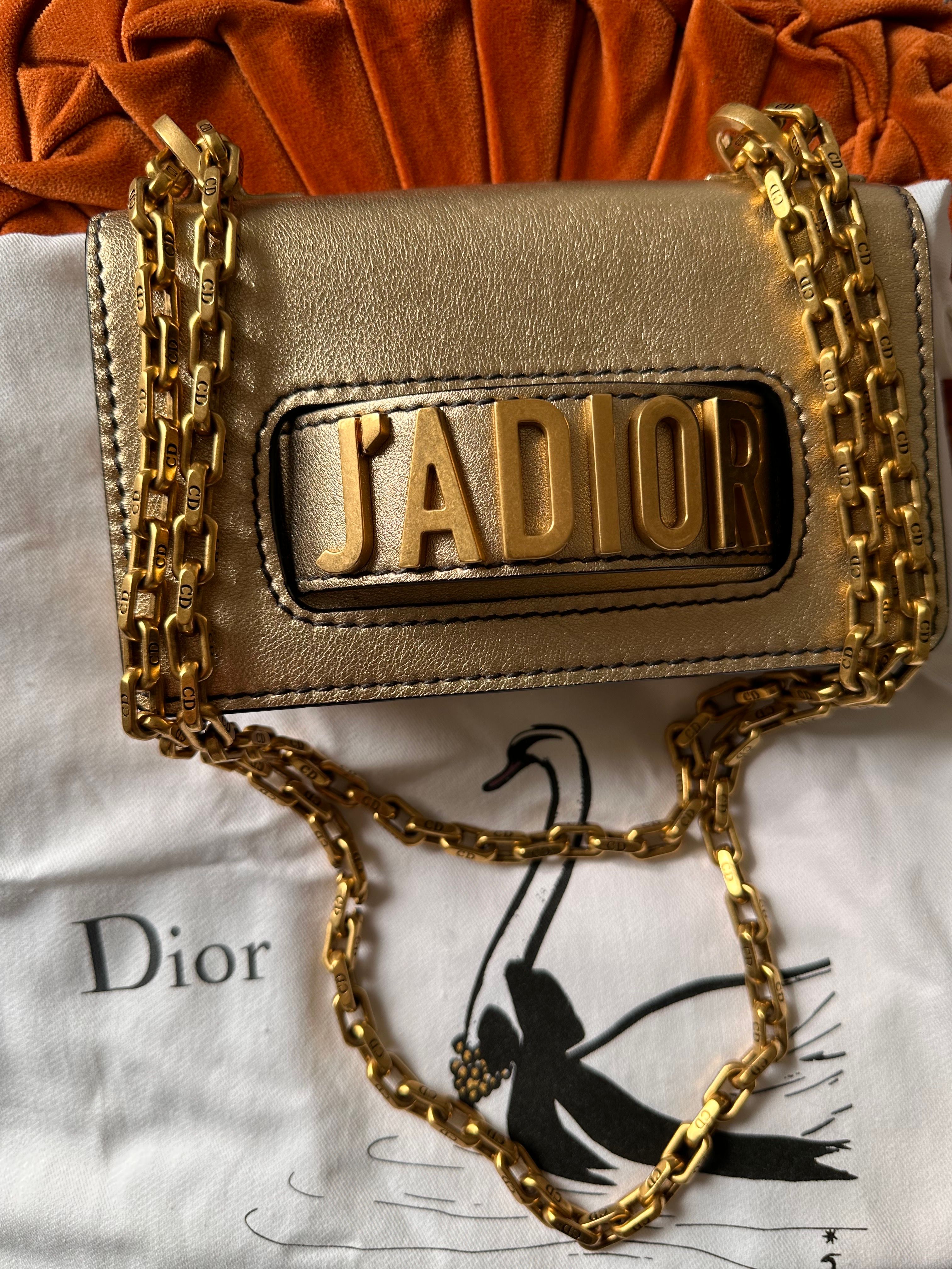 ディオール J’adior ハンドバッグ ゴールド