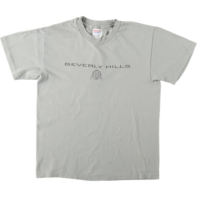 古着 90年代 ヘインズ Hanes HEAVYWEIGHT Beverly Hills ビバリーヒルズ プリントTシャツ USA製 メンズM相当 ヴィンテージ/eaa647852