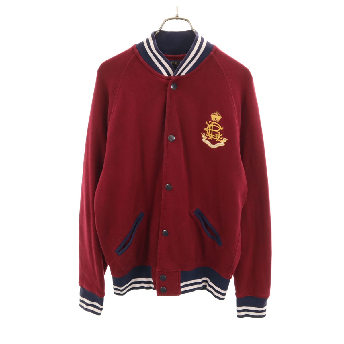 POLO RALPH LAUREN ポロラルフローレン スウェット スタジャン M ボルドー