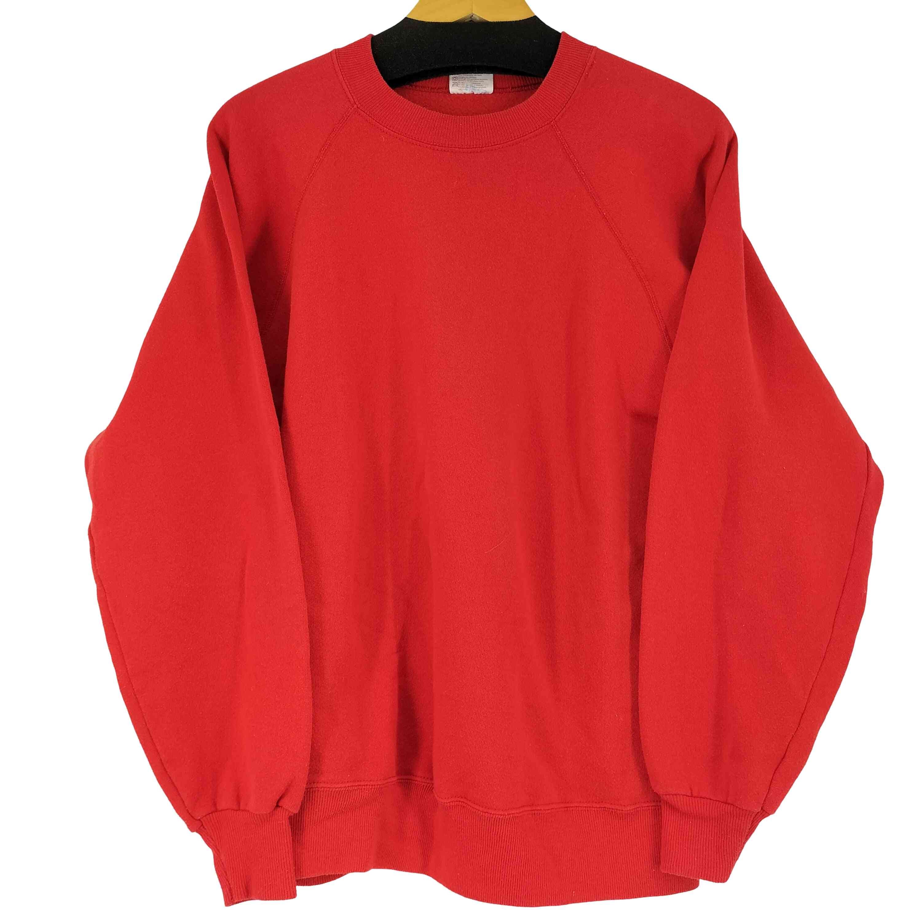 90S ラグランスリーブクルーネックスウェット【1139467106501】