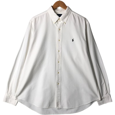 古着 ラルフローレン Ralph Lauren CLASSIC FIT クラシックフィット 長袖 ボタンダウンシャツ メンズXL相当/eaa573109