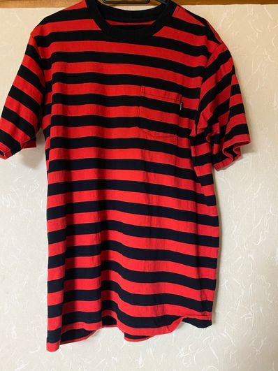supreme ボーダー柄 Tシャツ