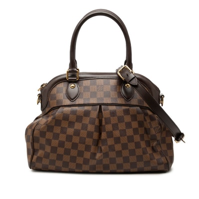 ルイ ヴィトン ダミエ トレヴィPM ハンドバッグ ショルダーバッグ 2WAY N51997 ブラウン PVC レザー レディース LOUIS VUITTON 【中古】