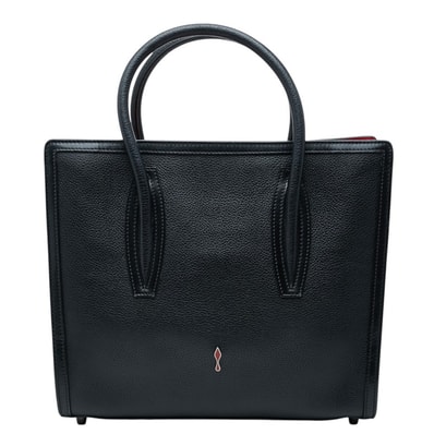 クリスチャンルブタン パロマ ミディアム ハンドバッグ トートバッグ ブラック レッド レザー レディース Christian Louboutin 中古