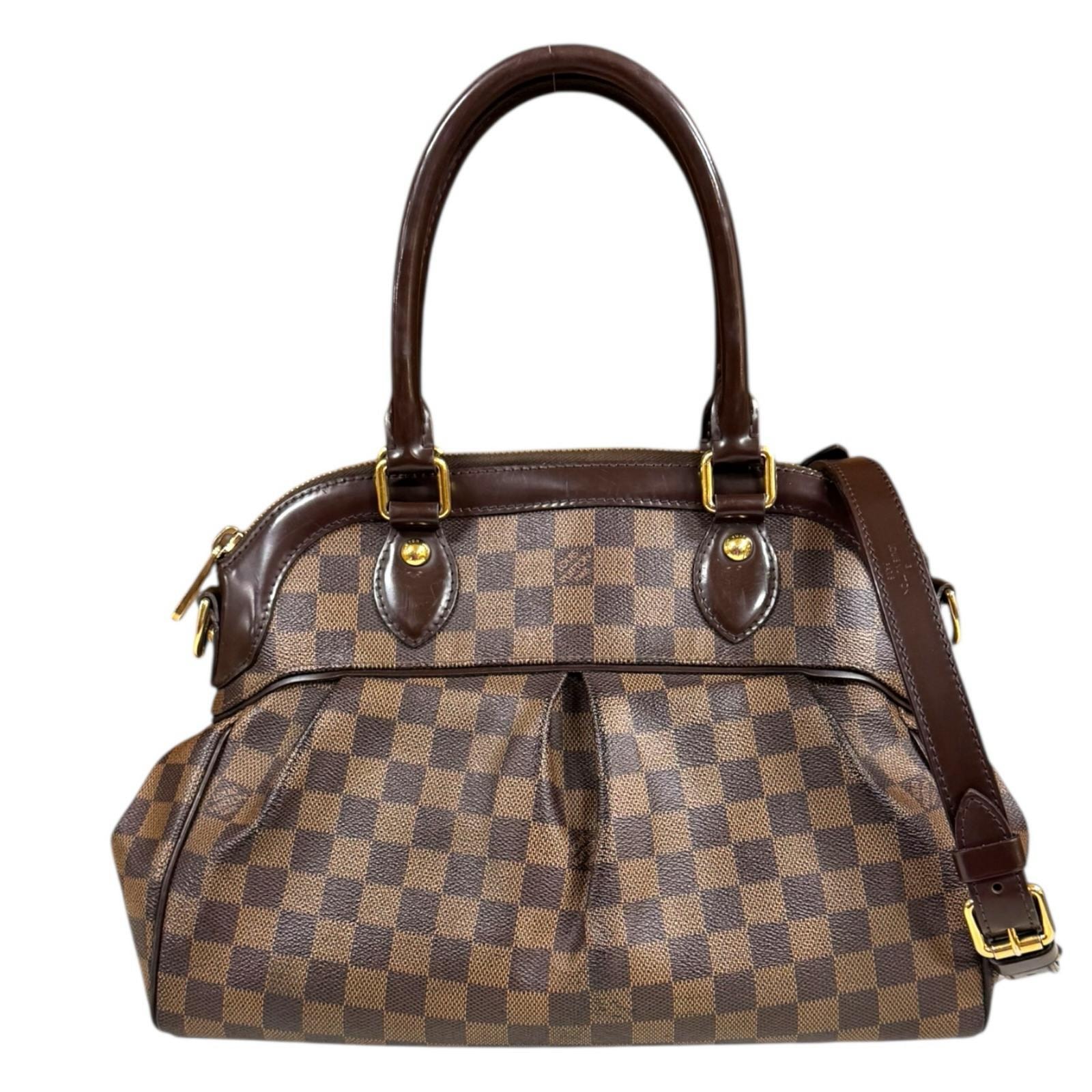 ルイヴィトン トレヴィPM ダミエ ショルダーバッグ ダミエキャンバス N51997 ブラウン レディース LOUIS VUITTON  中古