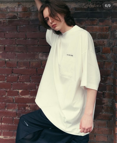 ALOUND Pocket Logo Tee "White"