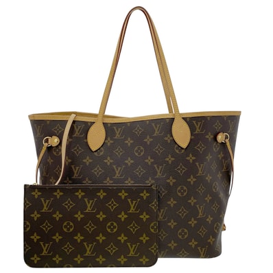 LOUIS VUITTON ルイ・ヴィトン ネヴァーフルMM モノグラム トートバッグ M41178 PVC ブラウン レディース【中古】