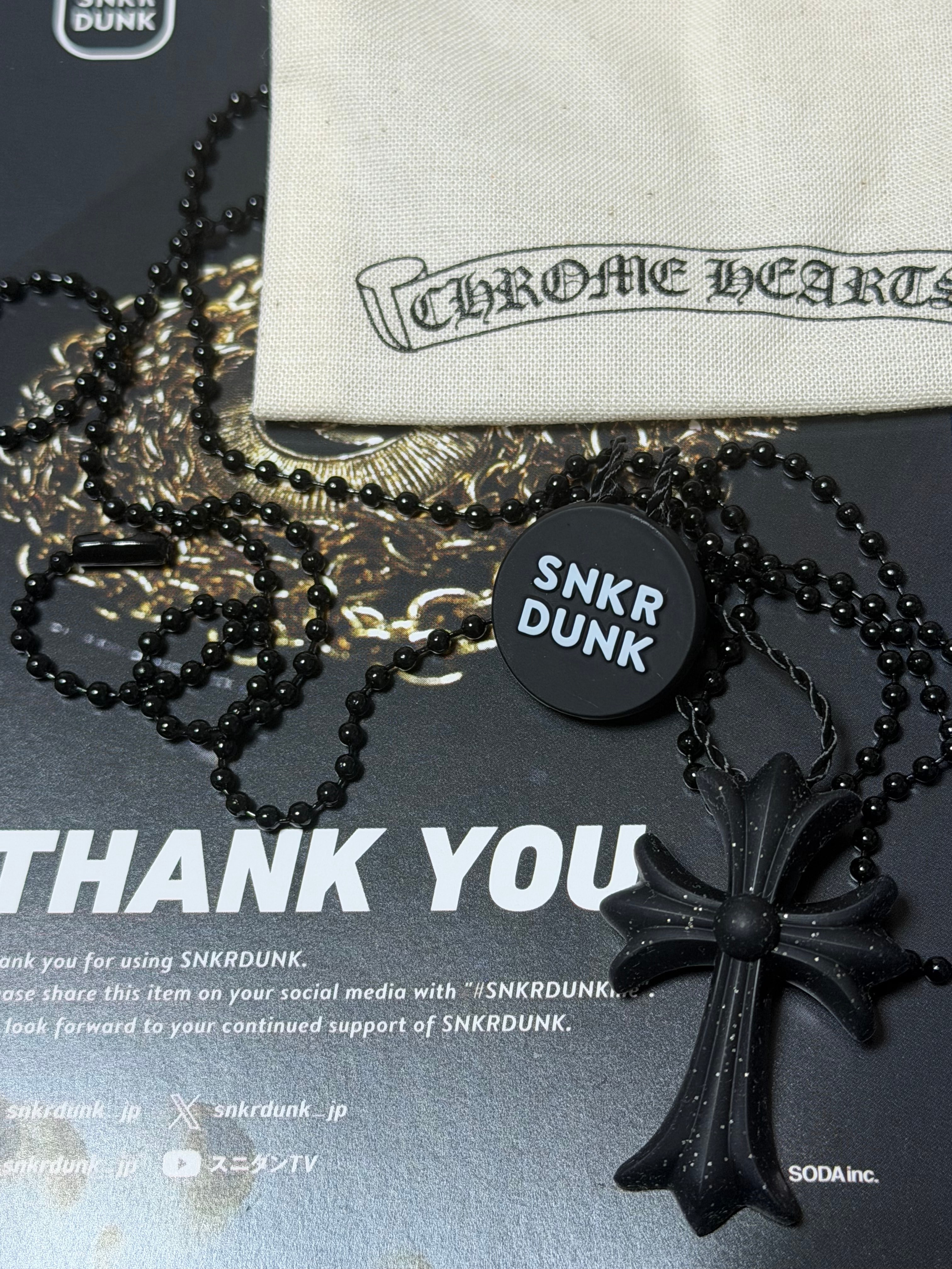 B (目立った傷や汚れなし)】クロムハーツ ラバー スモール CHクロス