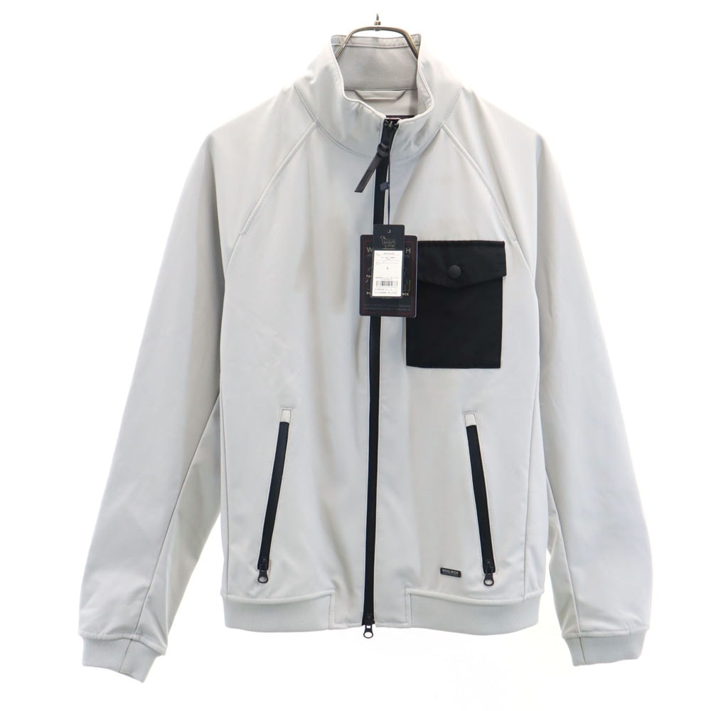 未使用 WOOLRICH ウールリッチ ソフトシェル ボンバー ジャケット S グレー TETON